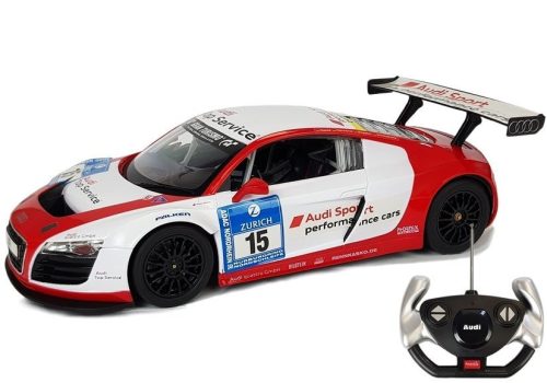 Autó R/C Audi R8 LMS Rastar 1:14 fehér-piros