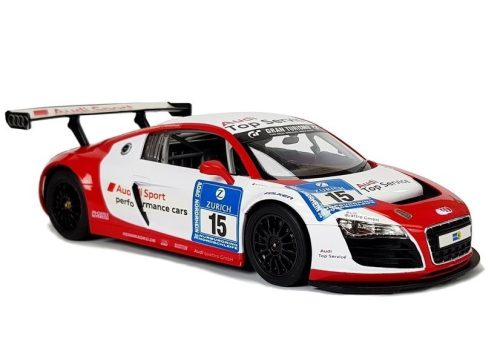 Autó R/C Audi R8 LMS Rastar 1:14 fehér-piros
