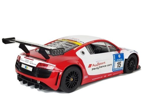 Autó R/C Audi R8 LMS Rastar 1:14 fehér-piros