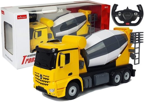 Autó R/C Mercedes-Benz Arocs Rastar 1:14 Sárga