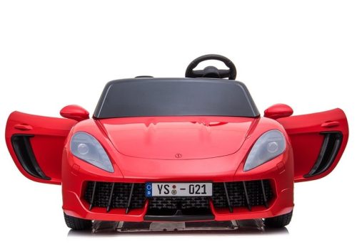 YSA021A elektromos ráhajtható autó pirosra festve