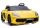 YSA021A elektromos ráhajtható autó sárgára festve