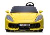 YSA021A elektromos ráhajtható autó sárgára festve