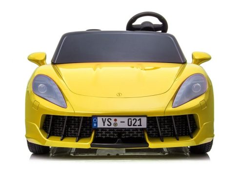 YSA021A elektromos ráhajtható autó sárgára festve