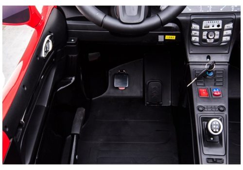 YSA021A elektromos ráhajtható autó sárgára festve