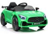 Elektromos ráhajtható autó Mercedes AMG GT R zöld