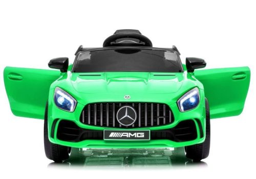 Elektromos ráhajtható autó Mercedes AMG GT R zöld