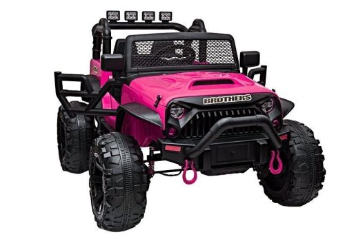 Jeep JC666 elektromos autó, rózsaszín fényezéssel