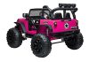 Jeep JC666 elektromos autó, rózsaszín fényezéssel