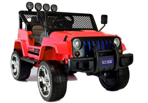 Elektromos Ride On S2388 Jeep Piros 4x45W