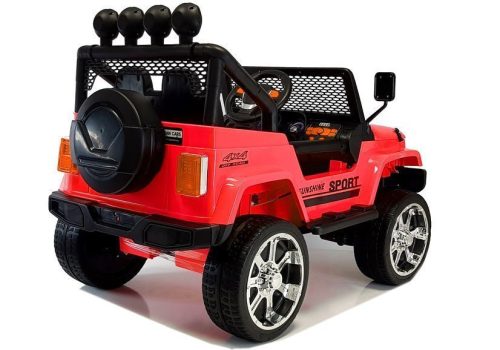 Elektromos Ride On S2388 Jeep Piros 4x45W