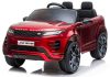 Range Rover Evoque elektromos kisautó pirosra festve