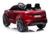 Range Rover Evoque elektromos kisautó pirosra festve