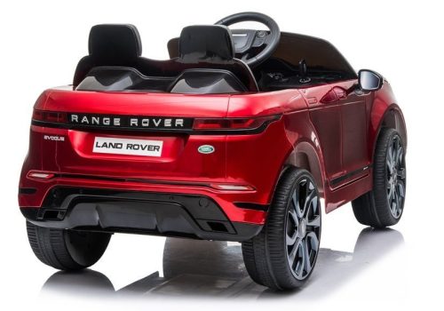 Range Rover Evoque elektromos kisautó pirosra festve
