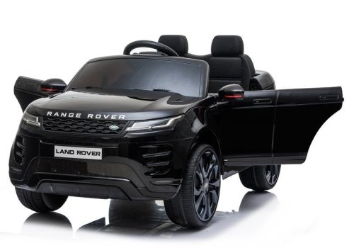 Range Rover Evoque elektromos kisautó, fekete fényezéssel