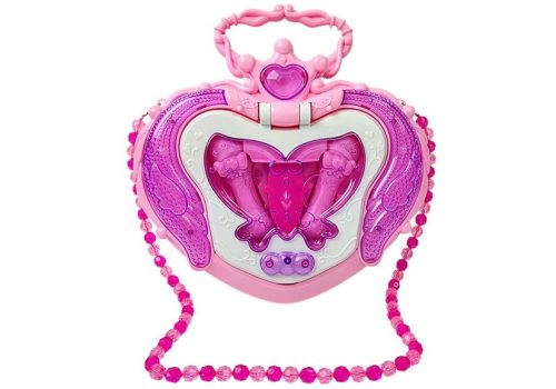 Zenedoboz állványon Mikrofonos hangszóró Rózsaszín