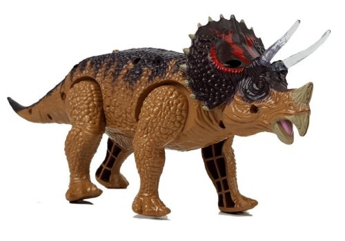 Dinosaur Triceratops elemmel működő sárga