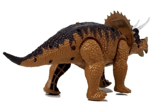 Dinosaur Triceratops elemmel működő sárga