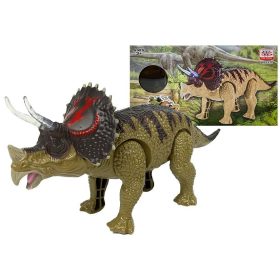 Dinoszaurusz Triceratops Rex elemes zöld