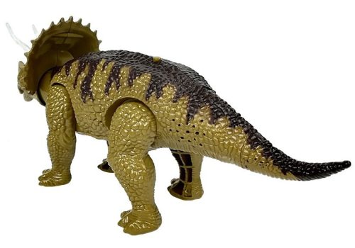 Dinoszaurusz Triceratops Rex elemes zöld