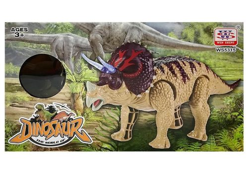 Dinoszaurusz Triceratops Rex elemes zöld