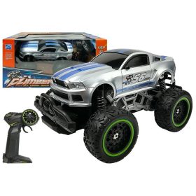 Távirányítós autó off-road R/C ezüst magas kerekek