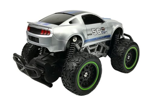 Távirányítós autó off-road R/C ezüst magas kerekek