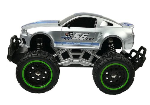 Távirányítós autó off-road R/C ezüst magas kerekek