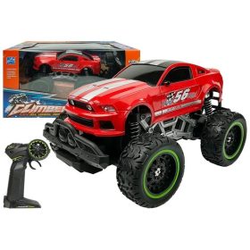 Távirányítós autó off-road R/C Red High Wheels