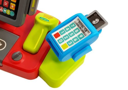 Pénztárgép érintőképernyős számológéppel + tartozékok