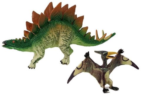 Stegosaurus, Pteranodon dinoszaurusz figurák készlete