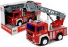 Tűzoltóautó húzóval, létrával, Piros 1:20 hanggal