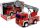 Tűzoltóautó húzóval, létrával, Piros 1:20 hanggal