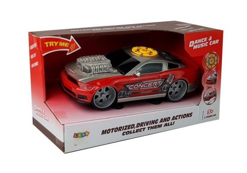 Automatikus DJ zenepanellel és fényhangszórókkal