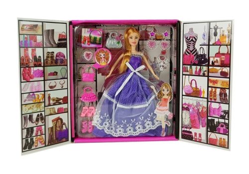 Baba kék báli ruha kézitáska szegecsekkel Ékszer