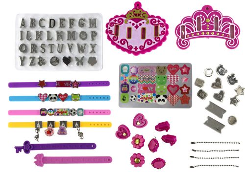 DIY Letters Medálok karkötő ékszer készlet