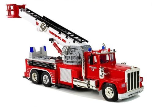 Firetruck kihúzható forgólétra R / C Sound Light sziréna
