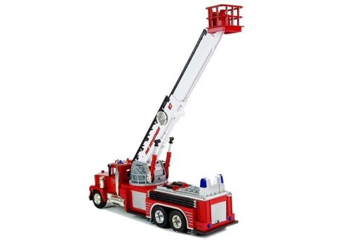 Firetruck kihúzható forgólétra R / C Sound Light sziréna