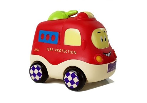 Rendőrségi mentőautó készlet kisgyermekek számára zsinórral 4 részes