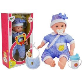 Doll Baby 45 cm kék ruházat