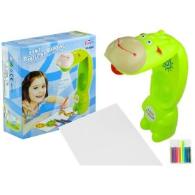 Rajzprojektor Tehén 3 Korongjelölők Zöld 3 az 1-ben