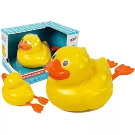 Sárga kacsa 18 cm-es elemekkel a fürdőhöz