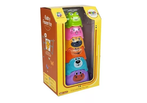 Piramis egy baba Animals Cups