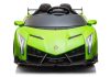 Elektromos Lamborghini Veneno zöld autó