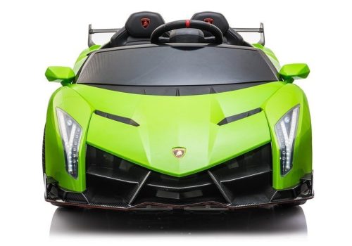 Elektromos Lamborghini Veneno zöld autó