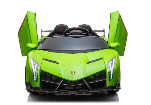 Elektromos Lamborghini Veneno zöld autó