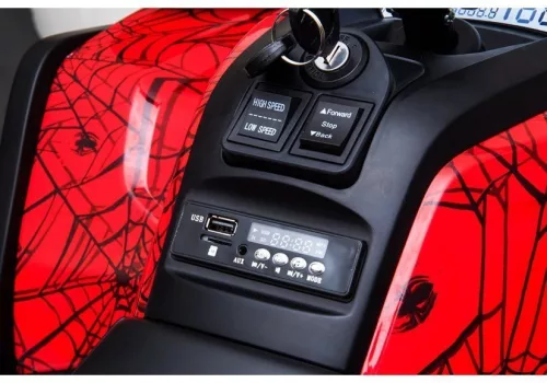Elektromos quad XMX607 pirosra festett pók