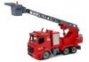 DIY Firetruck 2 az 1-ben készlet Kivehető emelők Csavarhúzó Hang Fényeffektusok Sisak