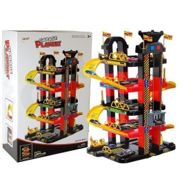   Garázs 5 szintes parkoló Akkumulátoros lift 10 autó számára Világítás