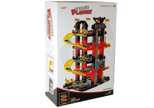 Garázs 5 szintes parkoló Akkumulátoros lift 10 autó számára Világítás